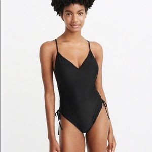 Abercrombie One Piece with Lace-up Sides